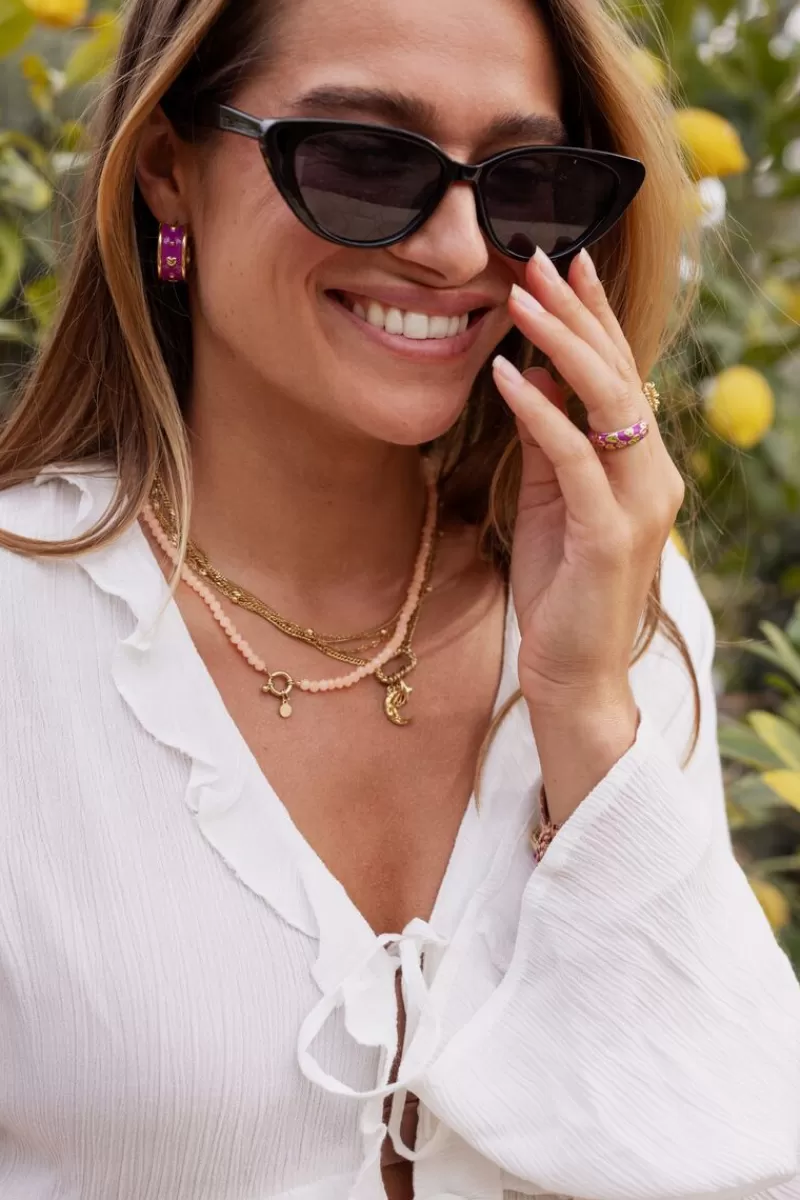 My Jewellery Lunettes De Soleil Rétro Cat Eye Noires