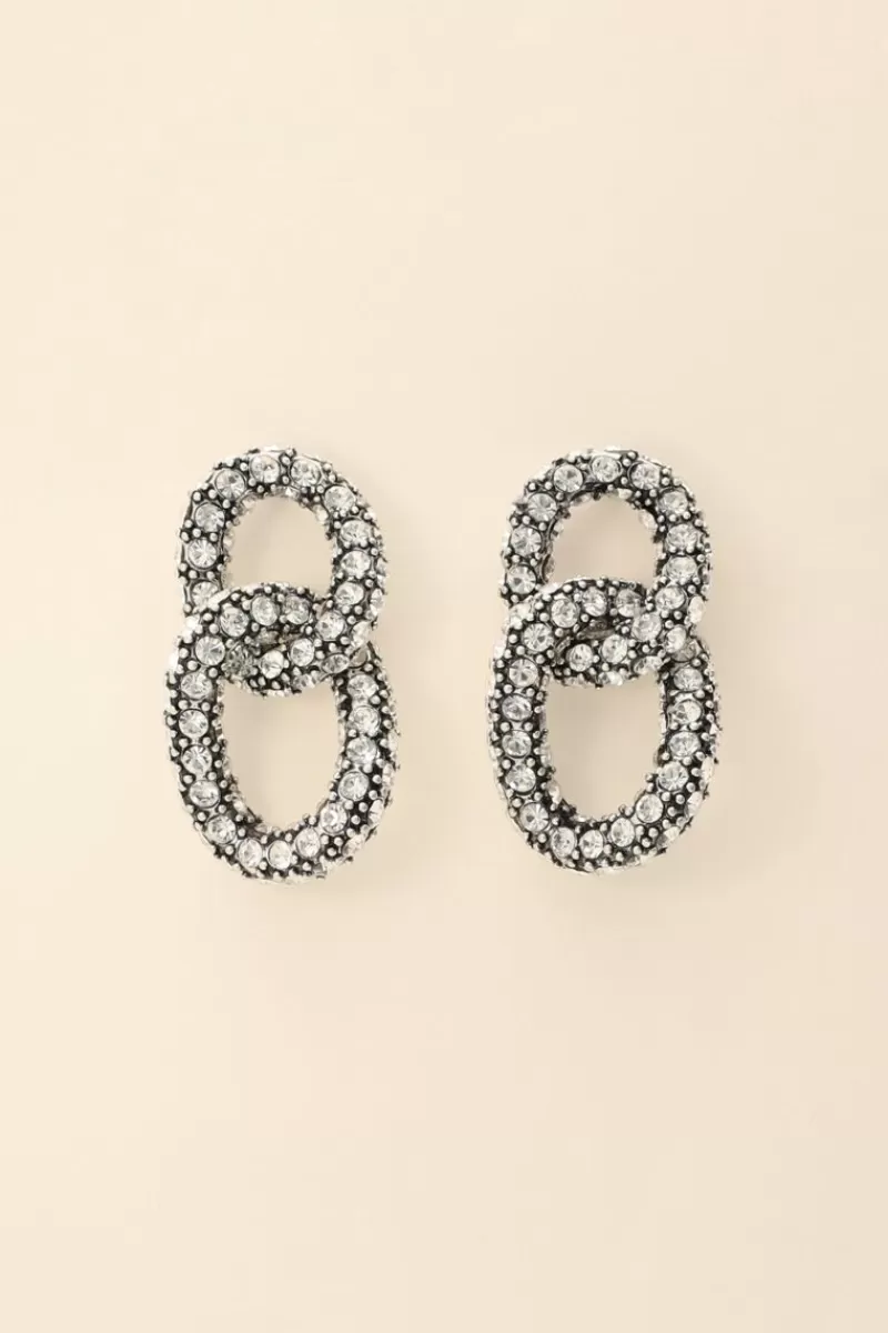 My Jewellery Maxi Boucles D'oreilles Maillons à Strass