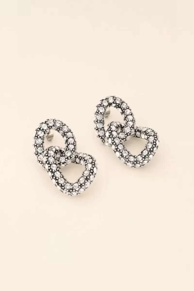 My Jewellery Maxi Boucles D'oreilles Maillons à Strass
