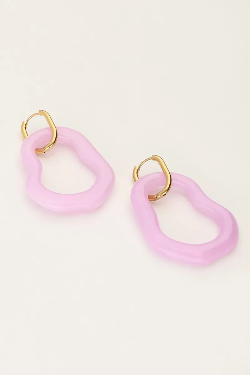 My Jewellery Maxi Boucles D'oreilles Océan Lilas