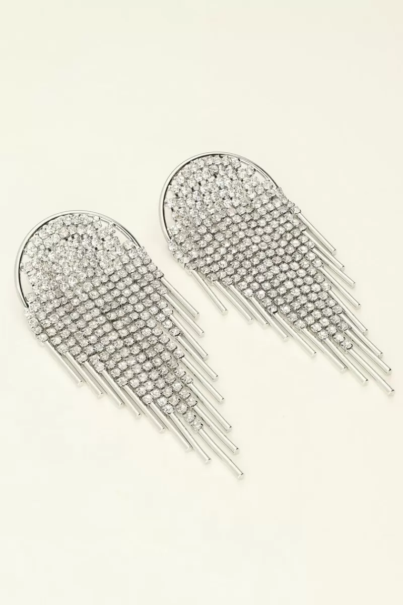My Jewellery Maxi Boucles D'oreilles Strass Argentés Universe