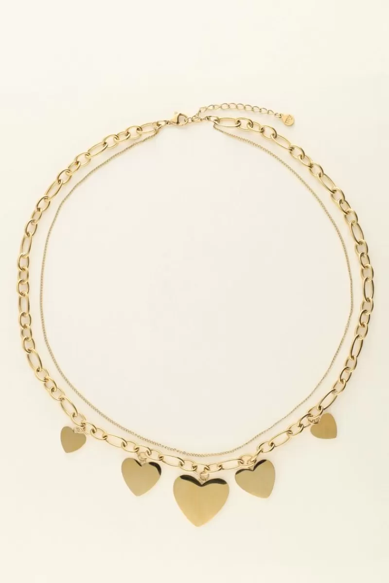 My Jewellery Maxi Collier Petits Coeurs Universe