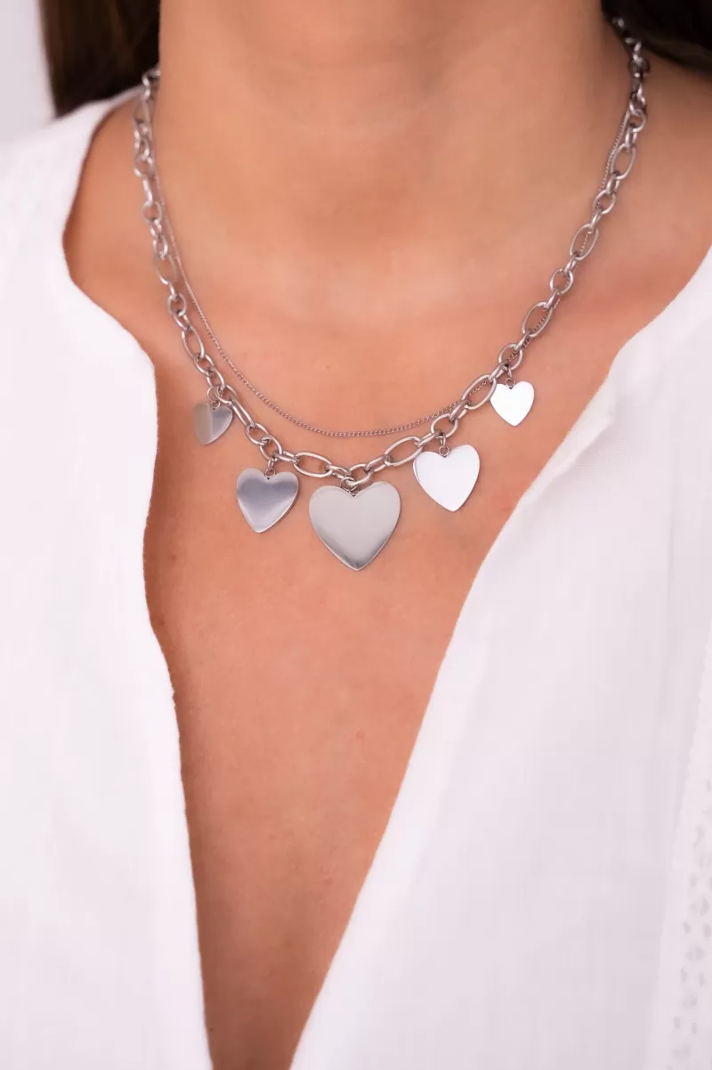 My Jewellery Maxi Collier Petits Coeurs Universe