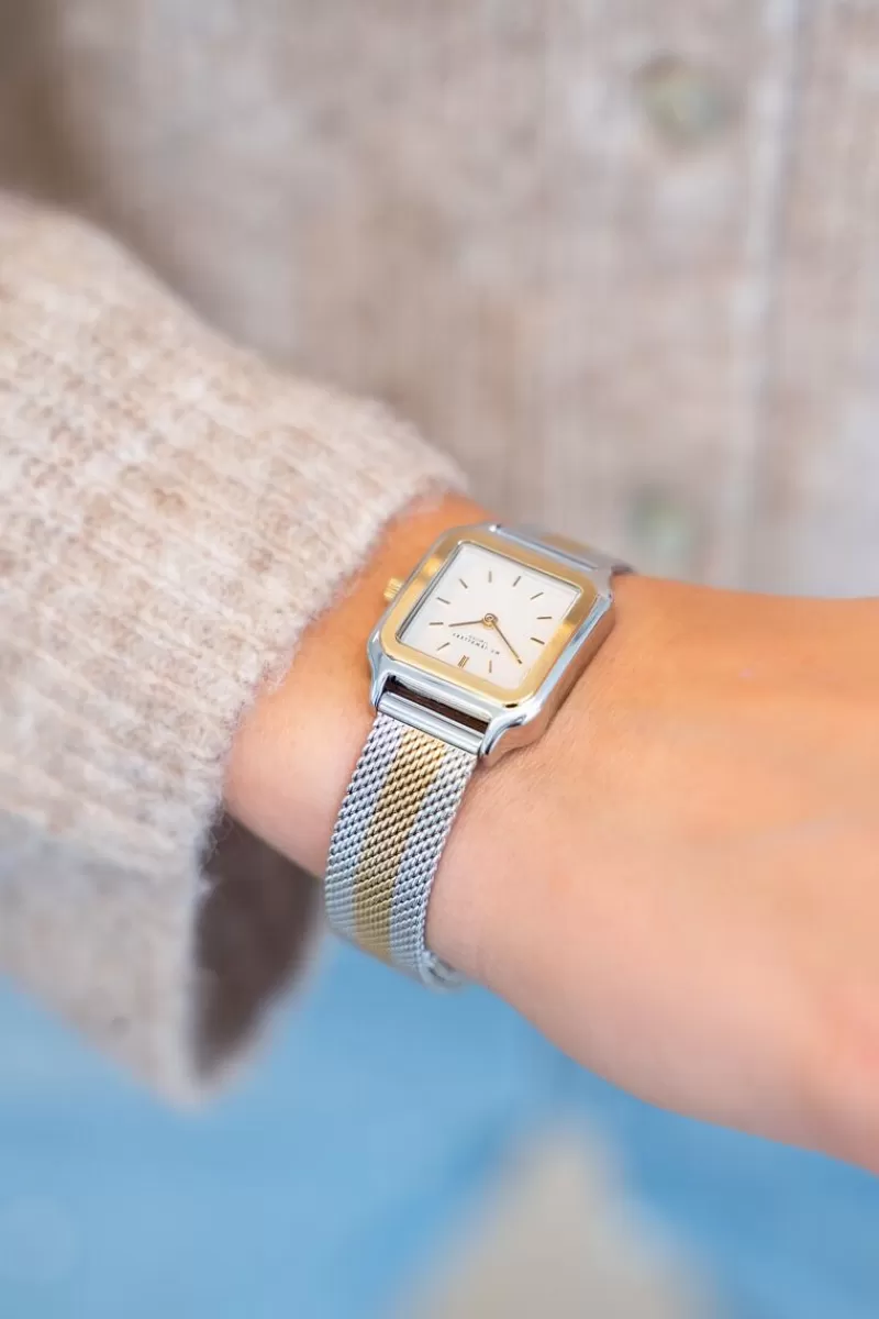 My Jewellery Montre Carrée Bracelet Chaîne Multicolore