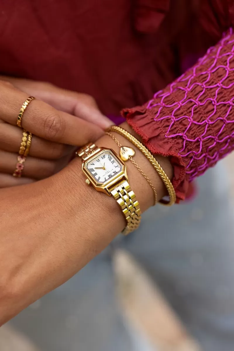 My Jewellery Montre Vintage Avec Bracelet à Maillons