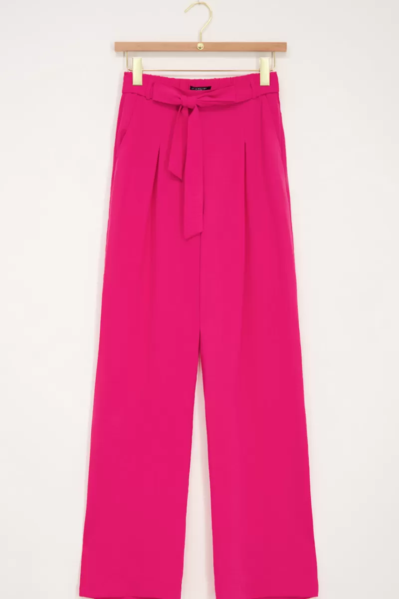 My Jewellery Pantalon Ample Avec Ceinture