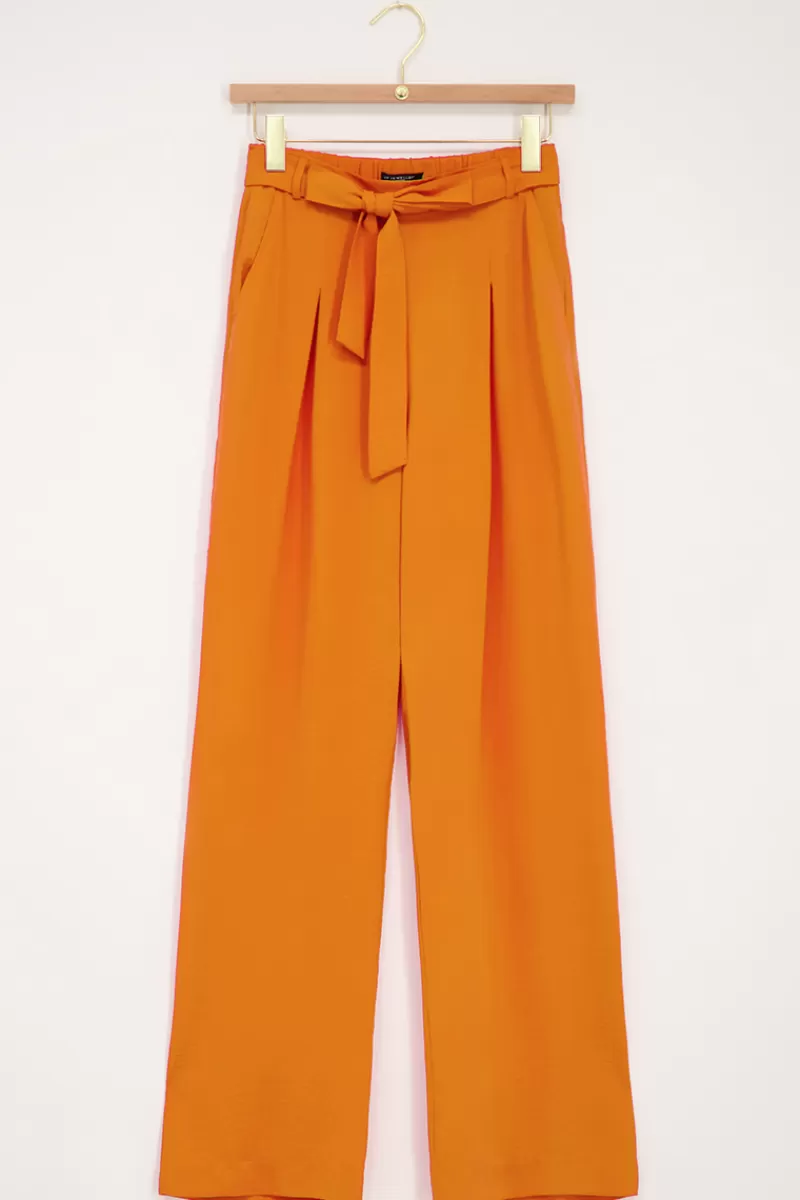 My Jewellery Pantalon Ample Avec Ceinture