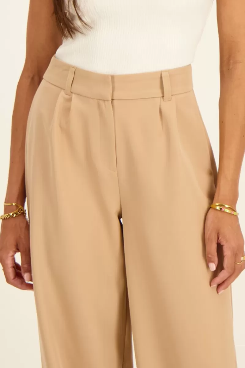 My Jewellery Pantalon Flare Beige