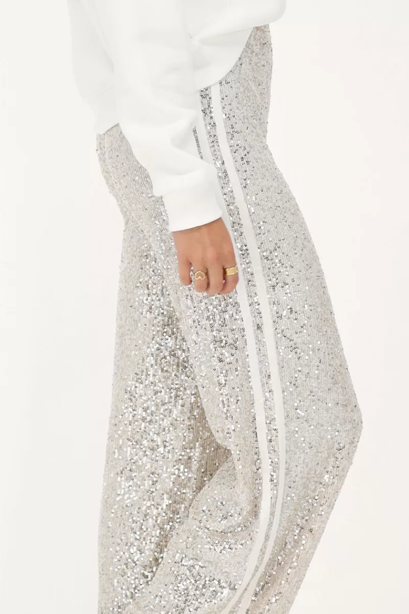 My Jewellery Pantalon Large Avec Paillettes Et Rubans
