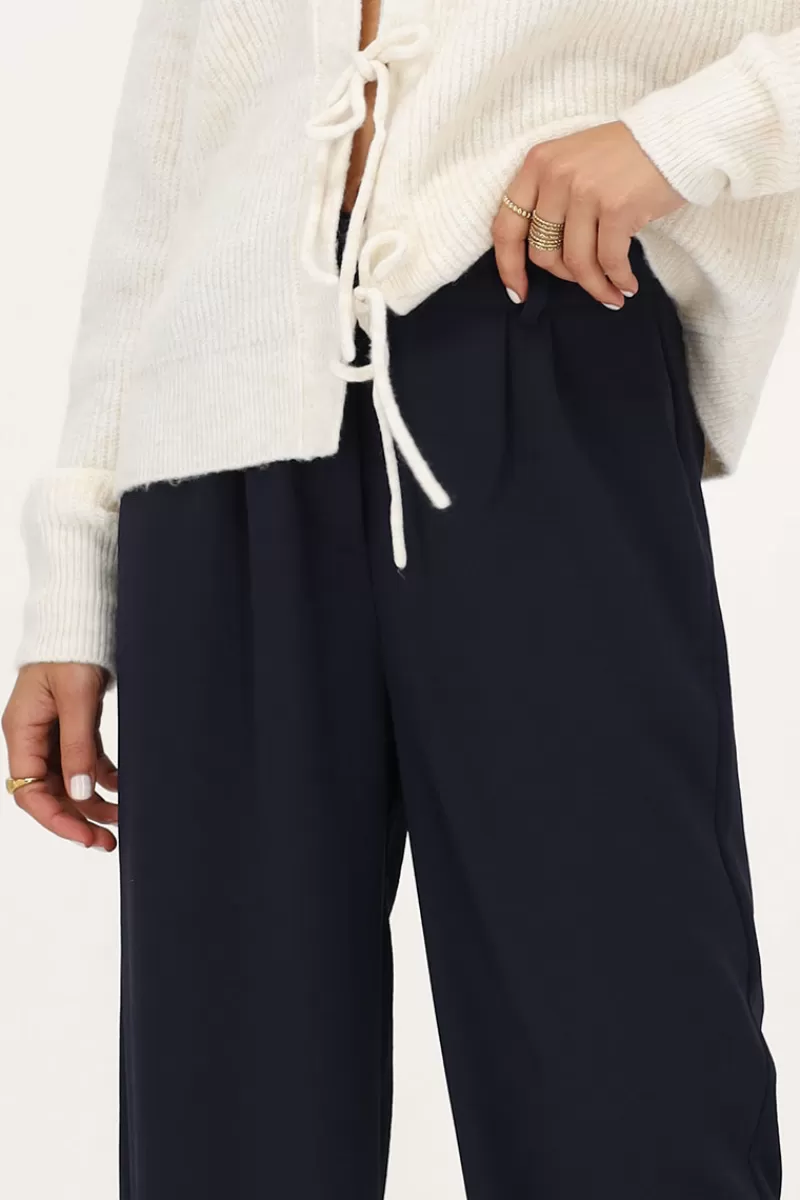 My Jewellery Pantalon Large Bleu Foncé