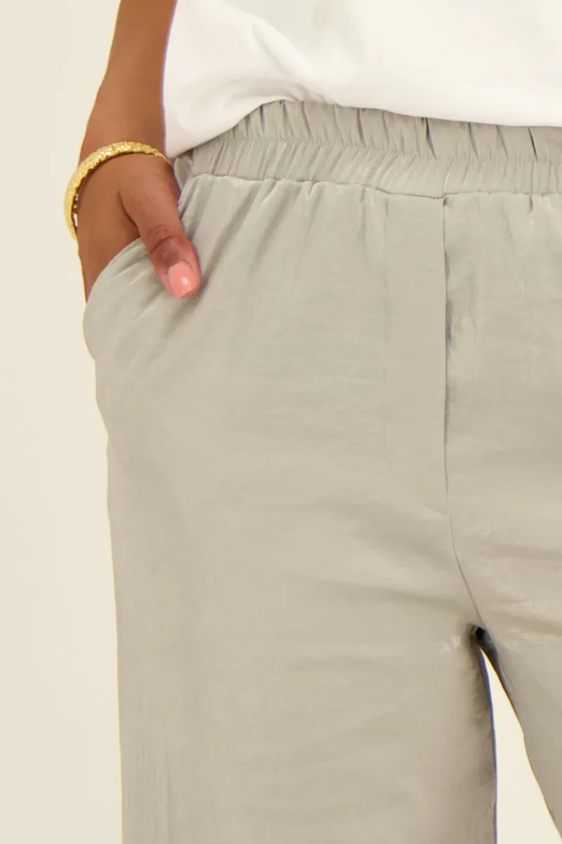 My Jewellery Pantalon Large Gris