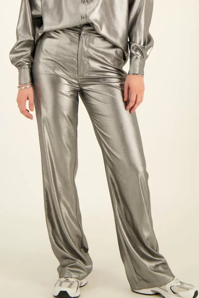 My Jewellery Pantalon Métallique Argenté