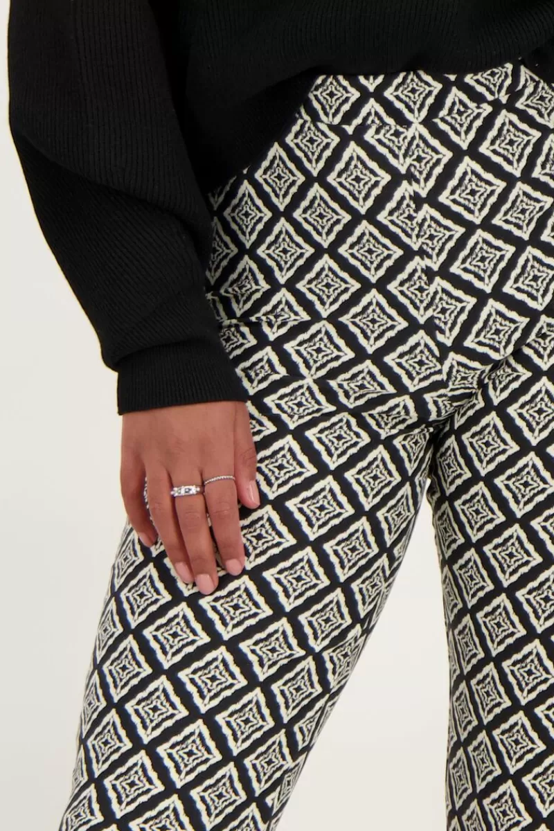 My Jewellery Pantalon évasé Avec Imprimé Aztèque