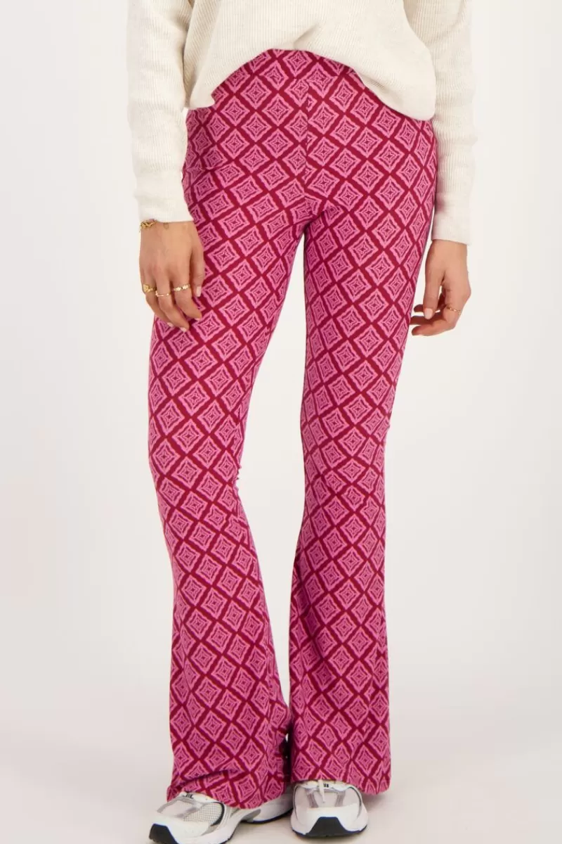 My Jewellery Pantalon évasé Avec Imprimé Ikat