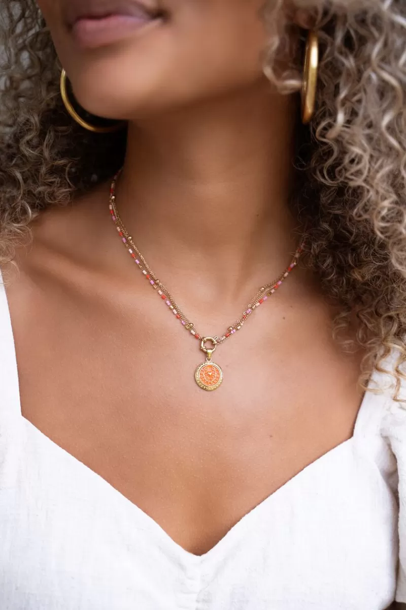My Jewellery Pendentif Casa Fiore En Coeur Orange