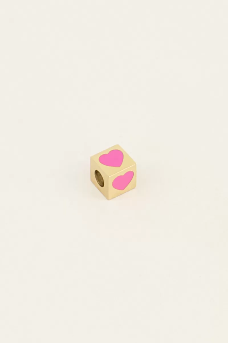 My Jewellery Pendentif Cube Avec Petit Cœur