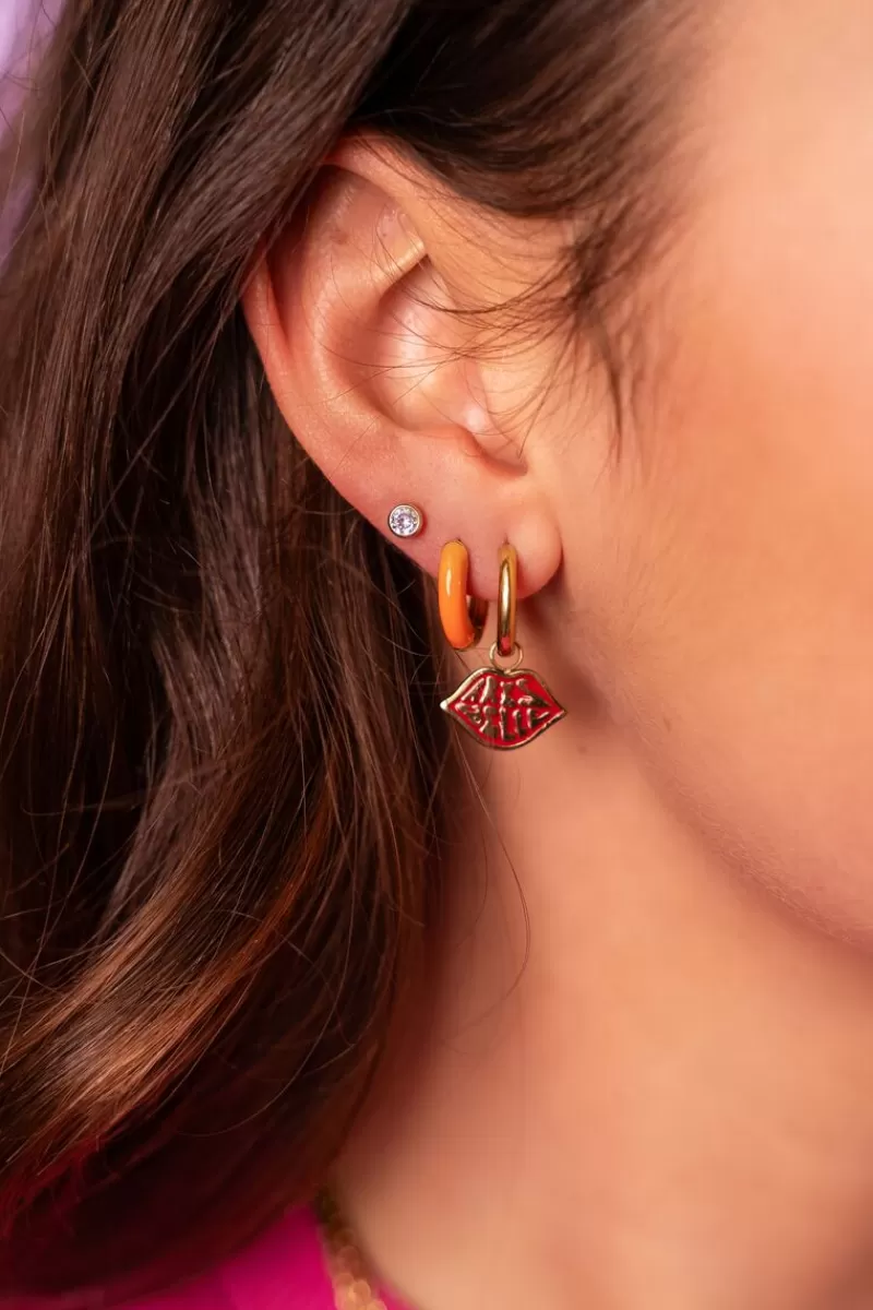 My Jewellery Petites Créoles Candy Orange