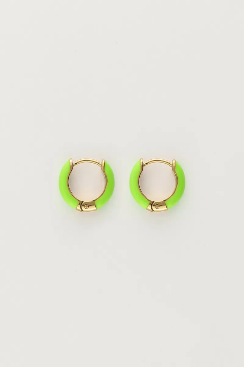 My Jewellery Petites Créoles Candy Vertes