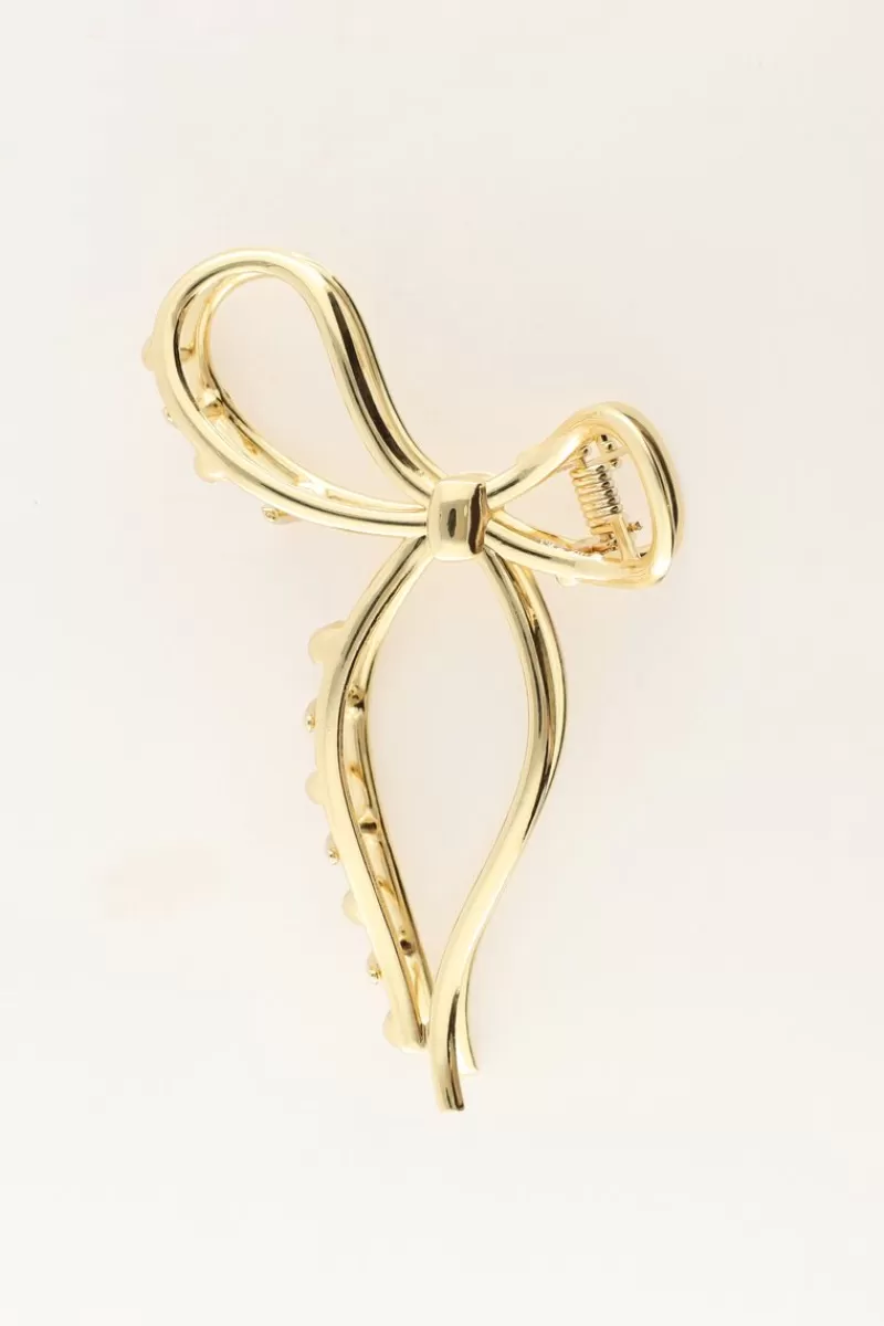 My Jewellery Pince à Cheveux Avec Nœud Doré