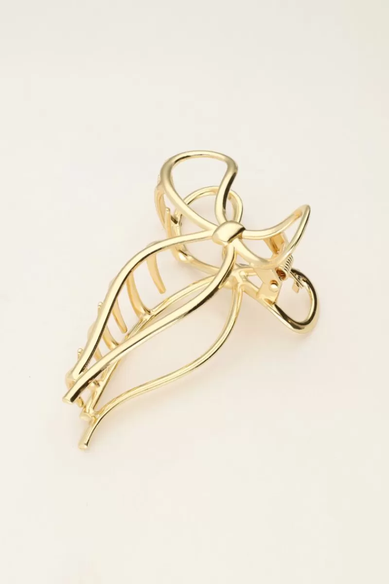 My Jewellery Pince à Cheveux Avec Nœud Doré