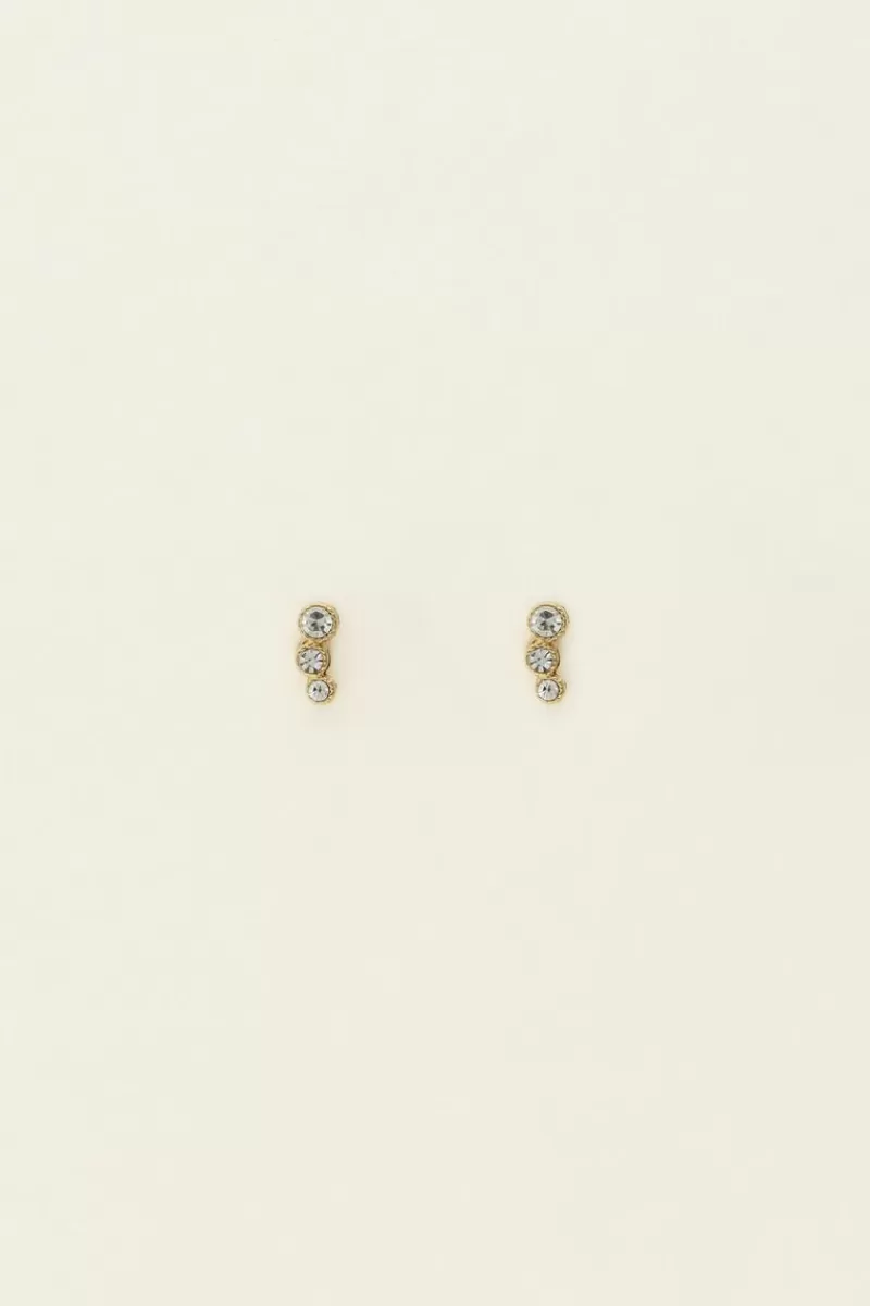 My Jewellery Puces D'oreilles Avec Cercles Argentés Universe