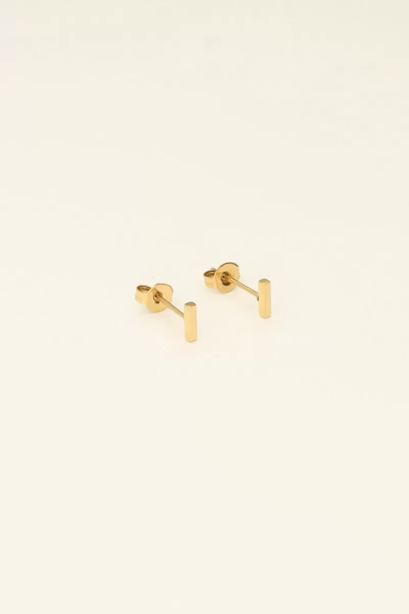 My Jewellery Puces D'oreilles Barre