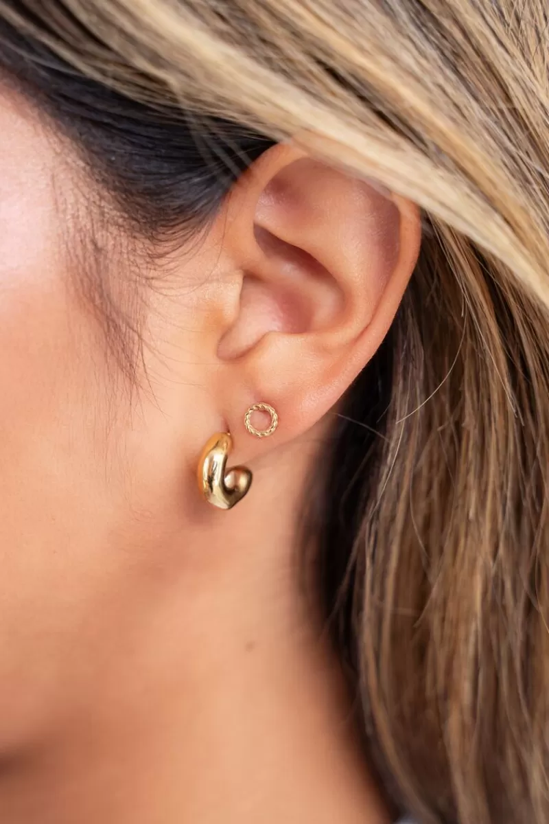 My Jewellery Puces D'oreilles Rond