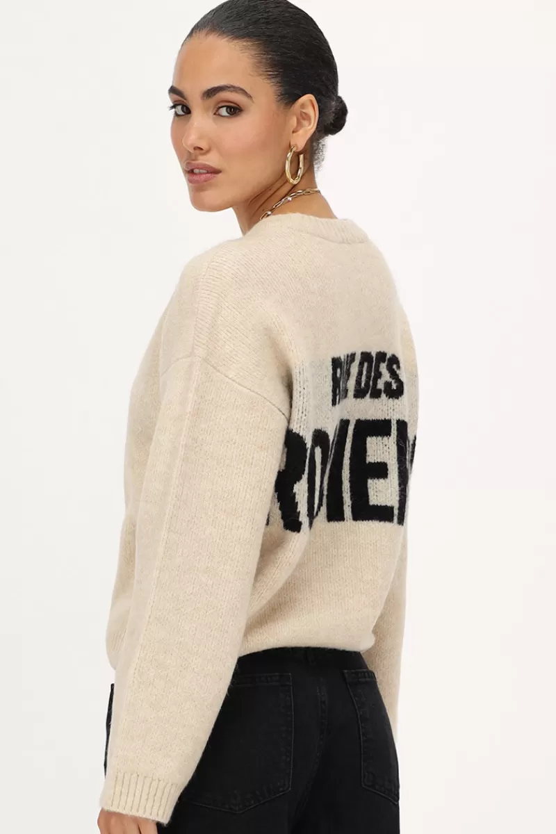 My Jewellery Pull Beige "Rue Des Rosiers"