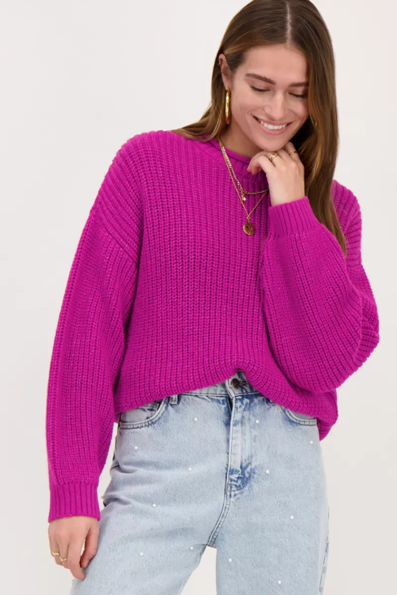 My Jewellery Pull Oversize En Maille Avec Col Montant