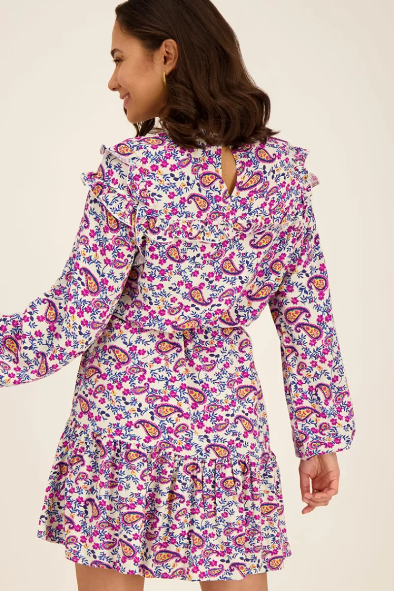 My Jewellery Robe Blanche Motif Cachemire