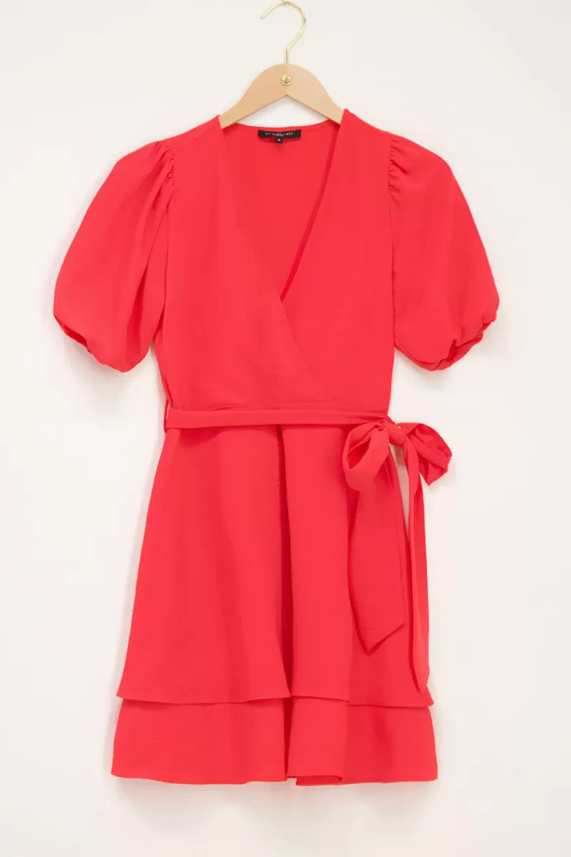 My Jewellery Robe Avec Volants Et Manches Bouffantes