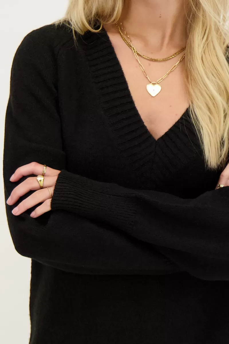My Jewellery Robe Longue e Avec Col En V