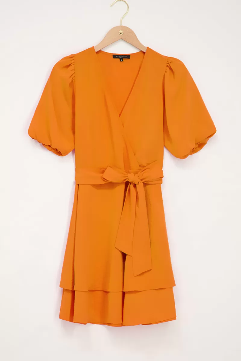 My Jewellery Robe à Volants Superposées Et Manches Bouffantes