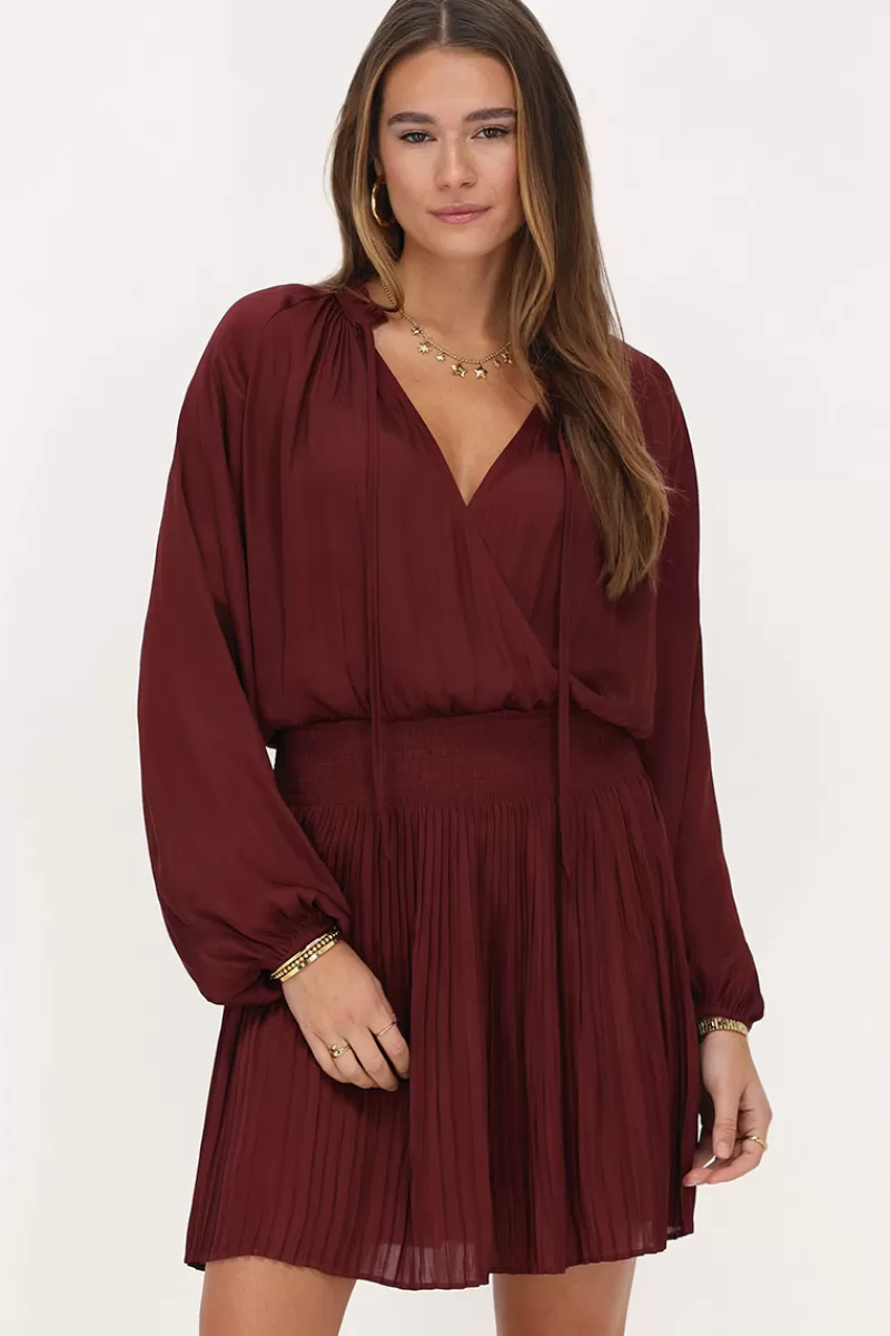 My Jewellery Robe Plissée Aspect Satiné