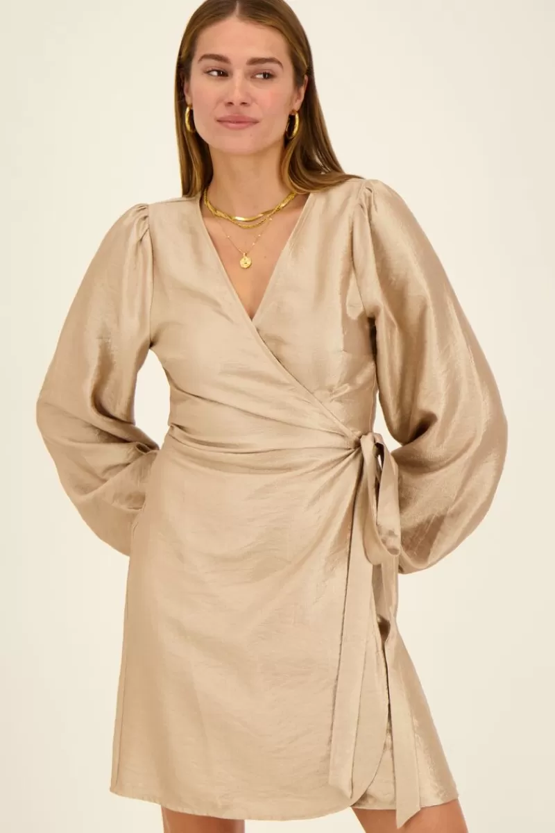 My Jewellery Robe Portefeuille Métallisée Effet Satin