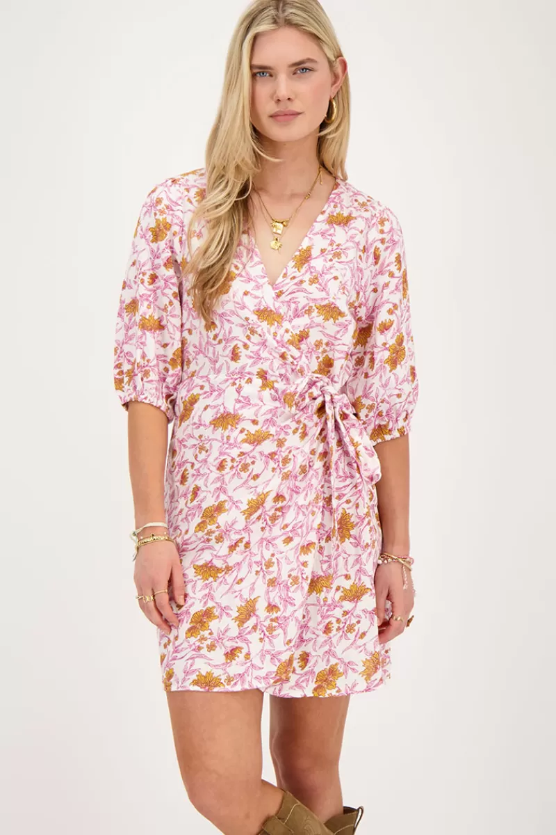 My Jewellery Robe Portefeuille Rose Hydrophile à Imprimé Floral