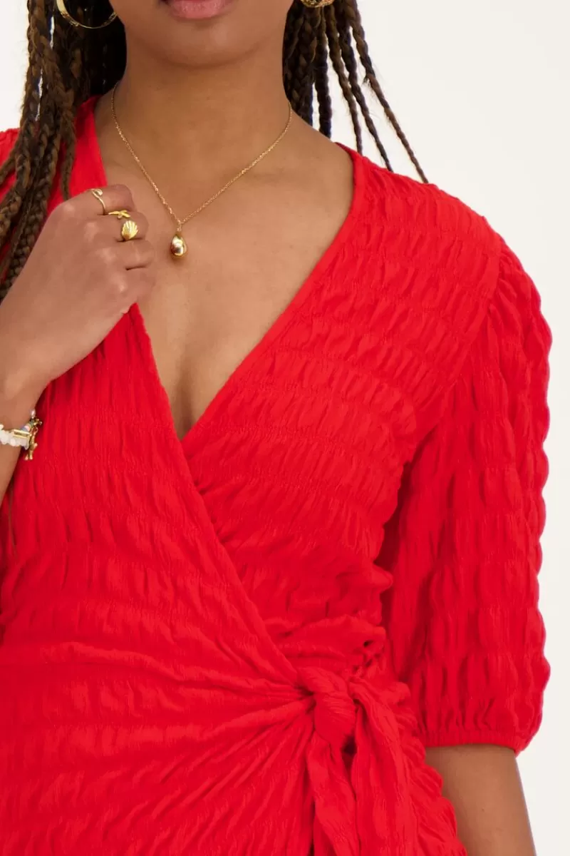 My Jewellery Robe Avec Chevauchement Et Structure