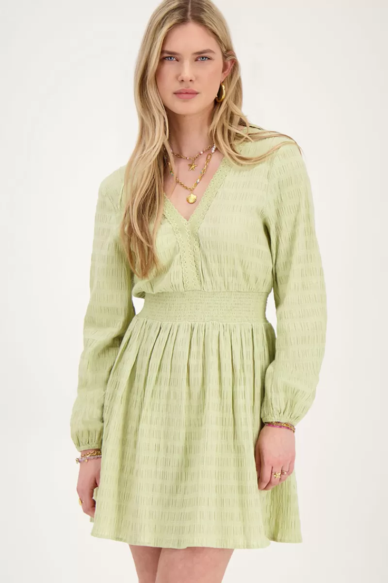 My Jewellery Robe Verte Avec Col En V