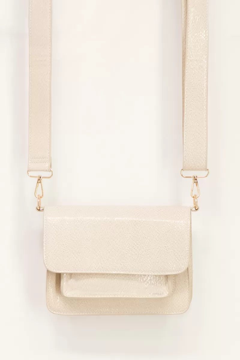My Jewellery Sac à Main Avec Bandoulière Et Motif Croco