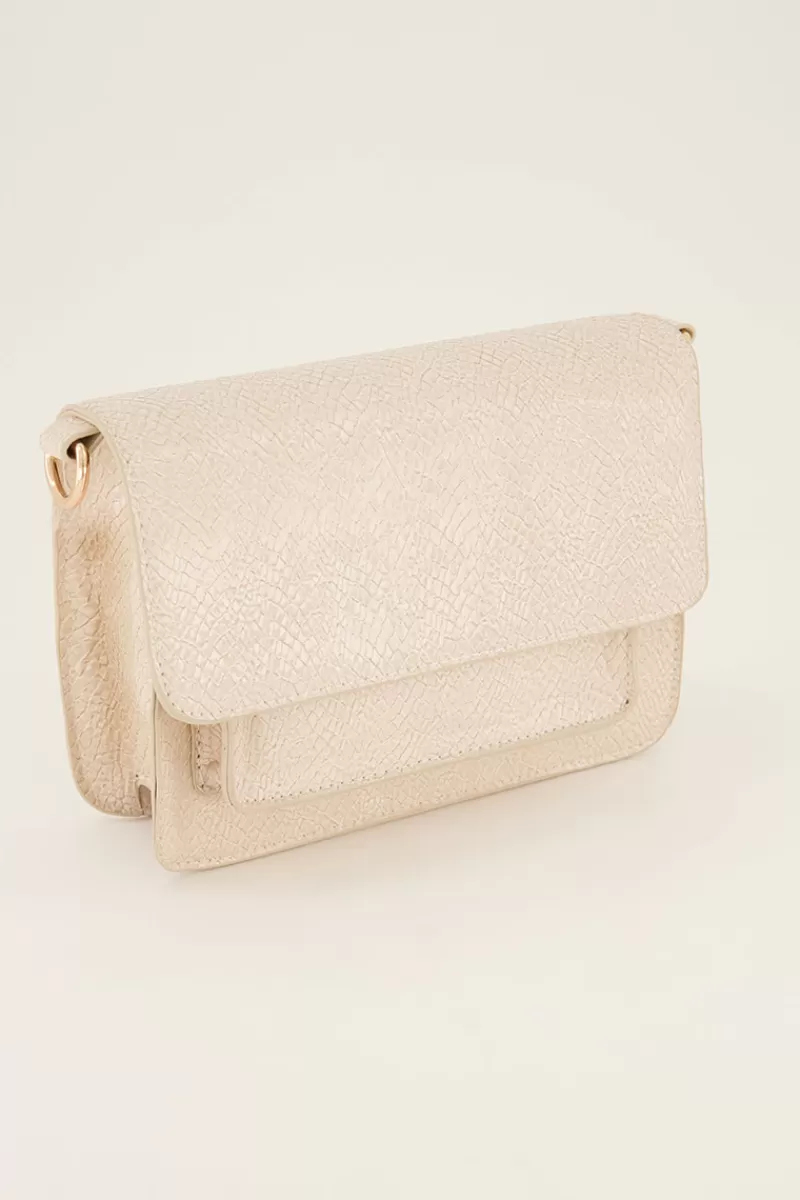 My Jewellery Sac à Main Avec Bandoulière Et Motif Croco