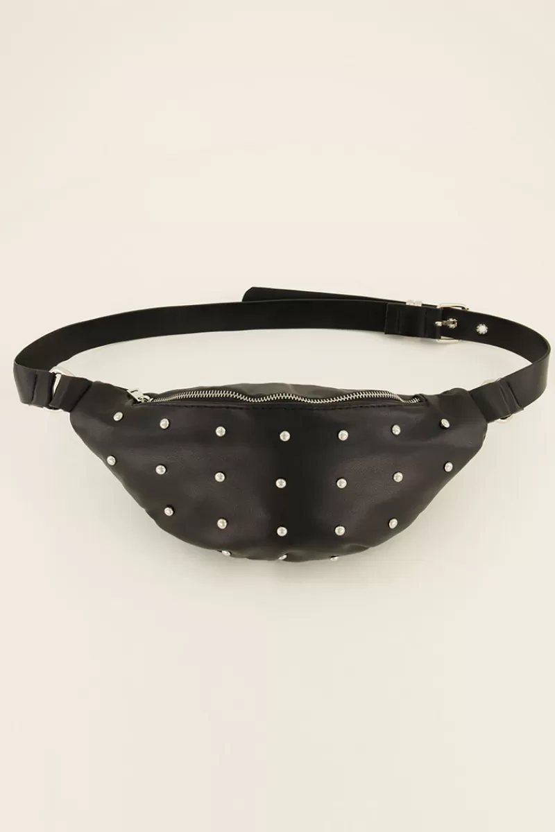 My Jewellery Sac Banane Noir Avec Clous