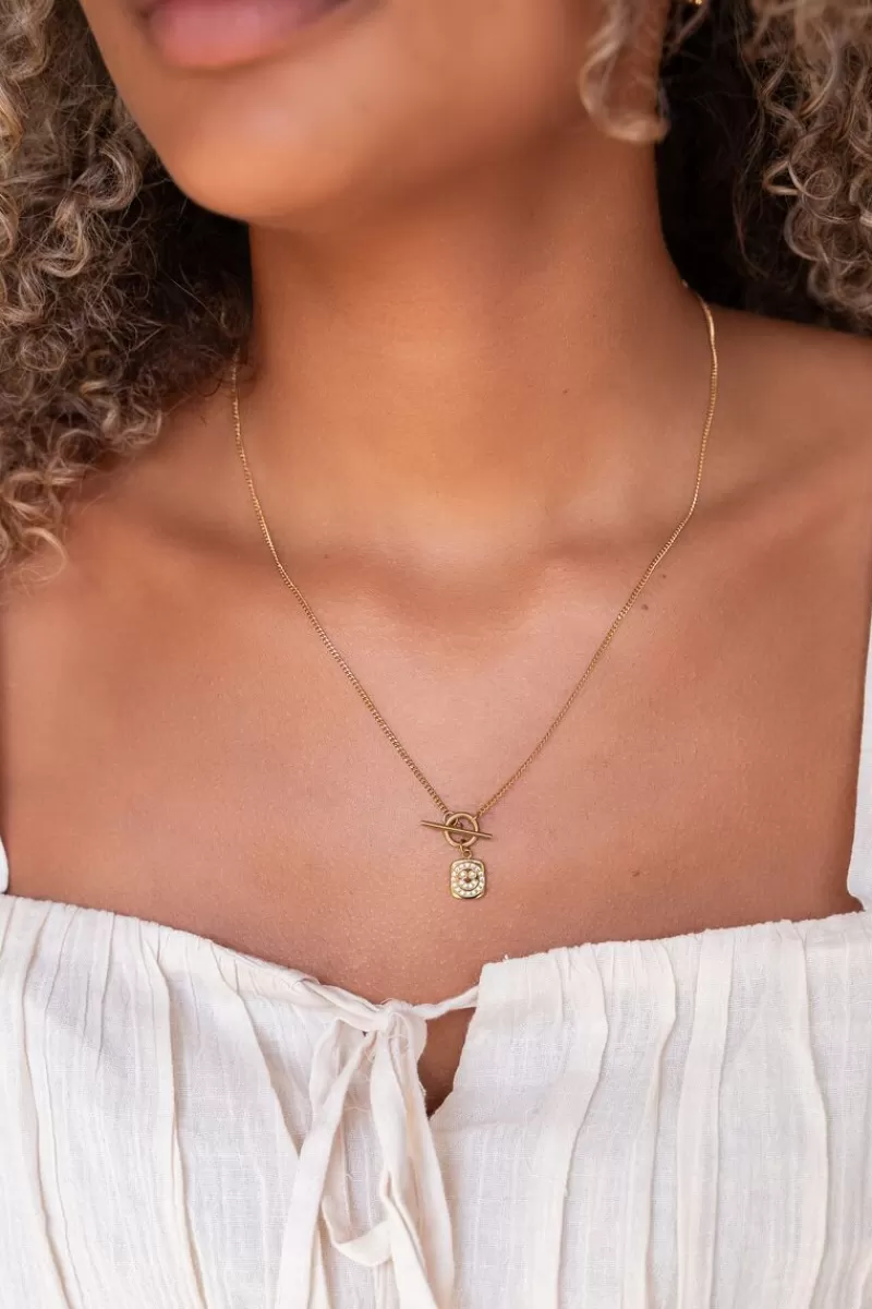My Jewellery Sunchasers Collier Avec Fermoir Et Smiley En Strass