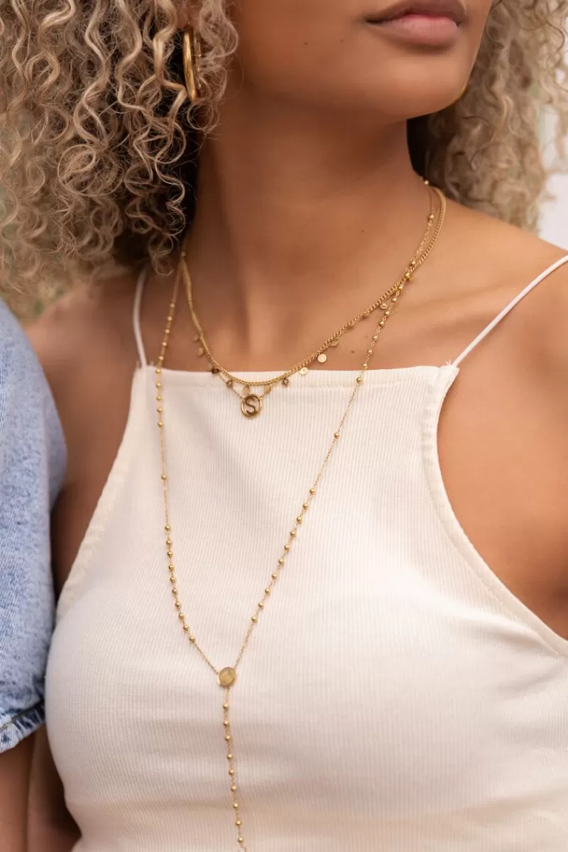 My Jewellery Sunchasers Collier Long à Médaillon Et Coquillage