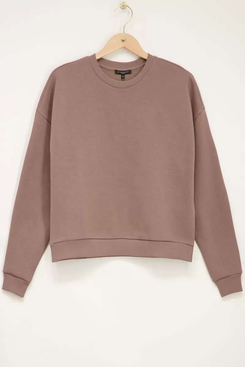 My Jewellery Sweat Beige Avec Imprimé « Worldtour »
