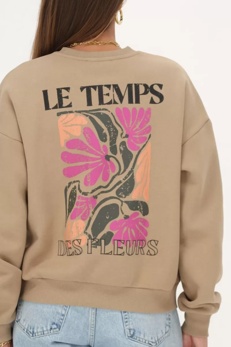 My Jewellery Sweat Beige ''Le Temps'' Multicolore