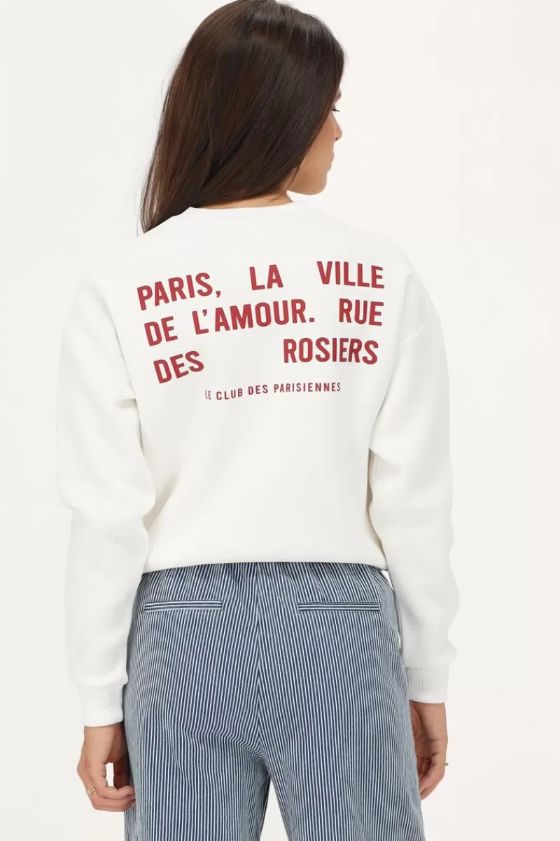My Jewellery Sweat Blanc "Paris La Ville"