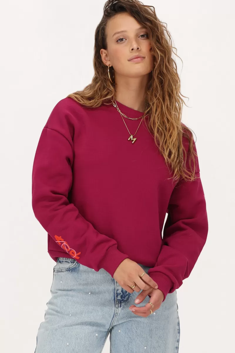 My Jewellery Sweat Graffiti Bordeaux "L'amour"