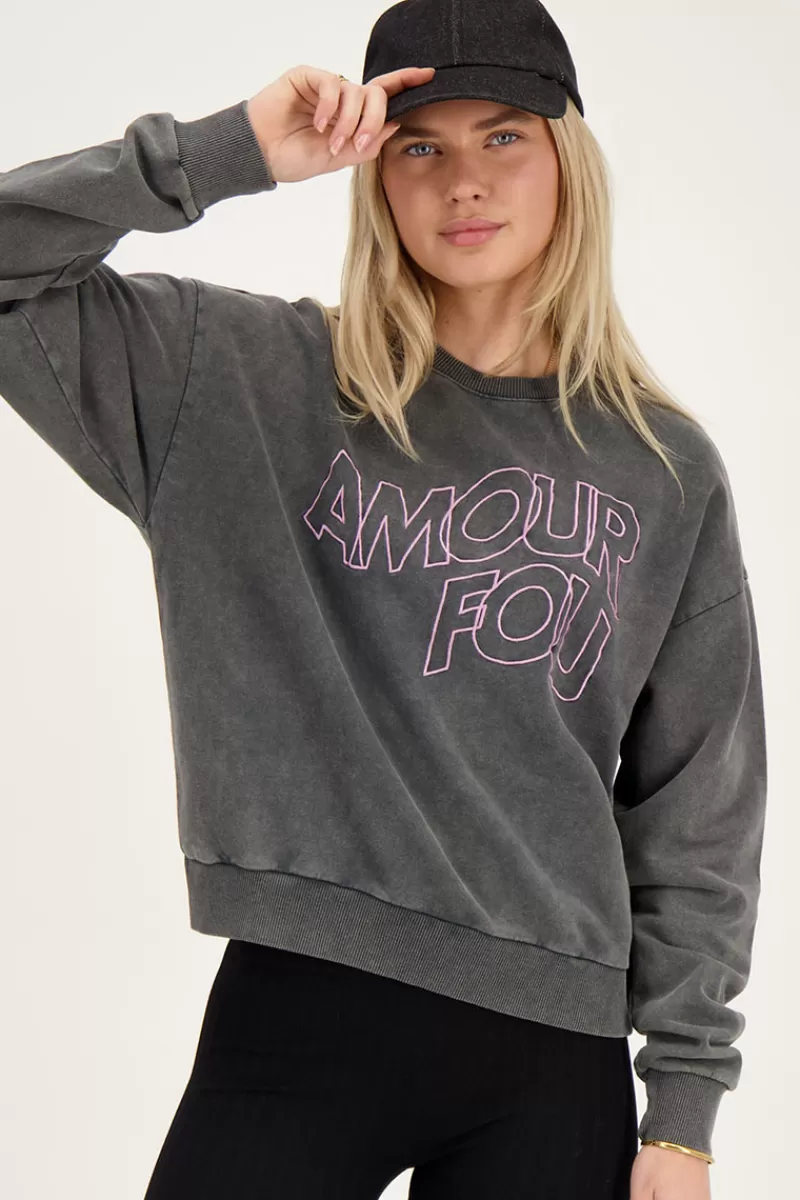 My Jewellery Sweat Gris Amour Fou