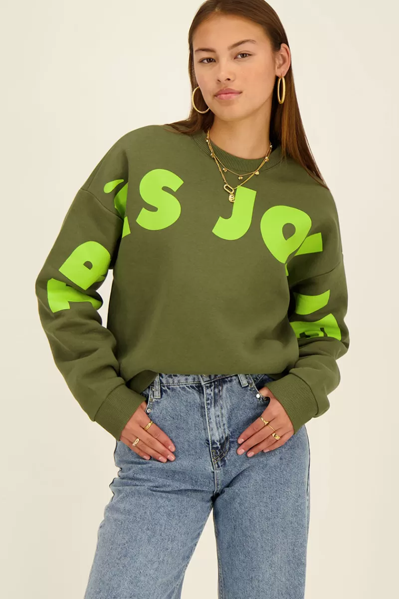My Jewellery Sweat Vert Très Jolie