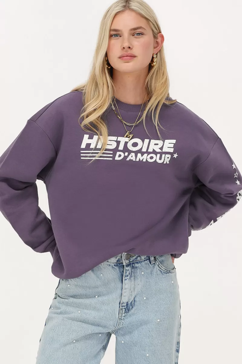 My Jewellery Sweat Violet "Histoire D'amour"